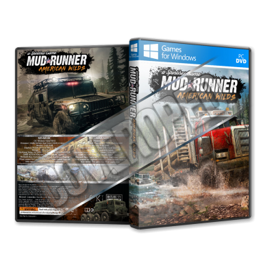 Spintires MudRunner American Wilds Pc Game Cover Tasarımı